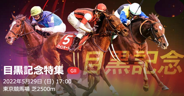 5/29(日) 第136回目黒記念（GII) 東京12R