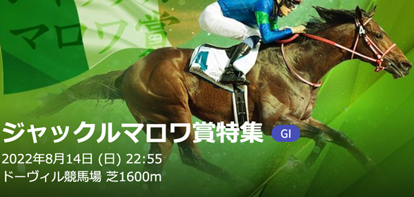 8/14(日) ジャックルマロワ賞　G1 直線1600m